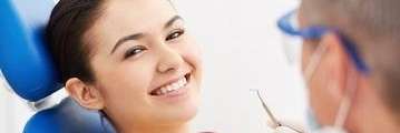 woman at charlotte dentist 